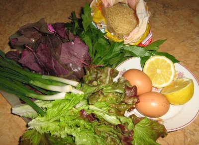 Ciorbita de loboda pentru bebelusi (15 luni)