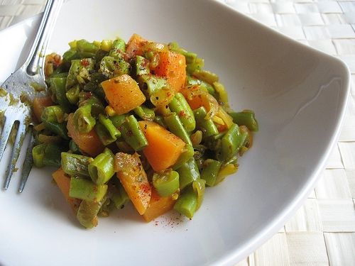 Mancare de fasole verde pentru bebelusi (10 luni)