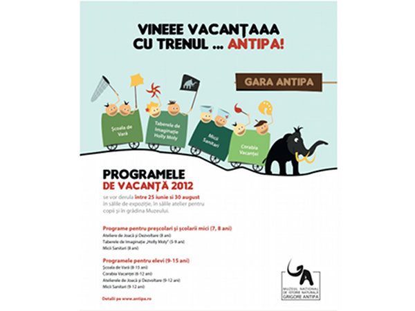 Vineeeeee vacanța cu trenul………”Antipa”!