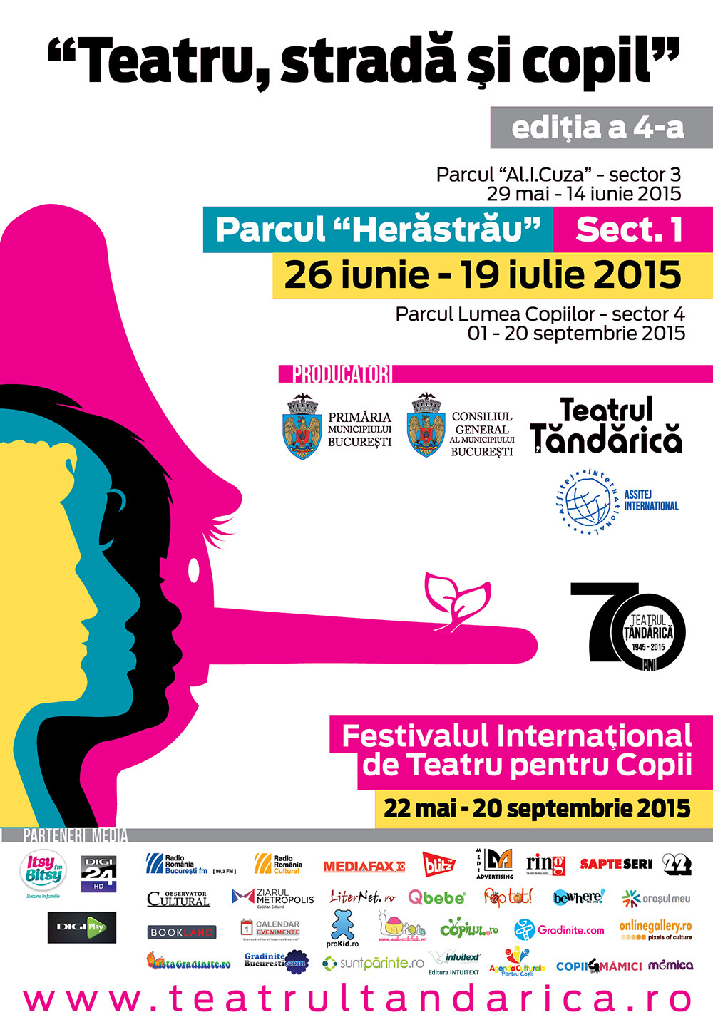Incepe Festivalul International “Teatru, strada si copil”!